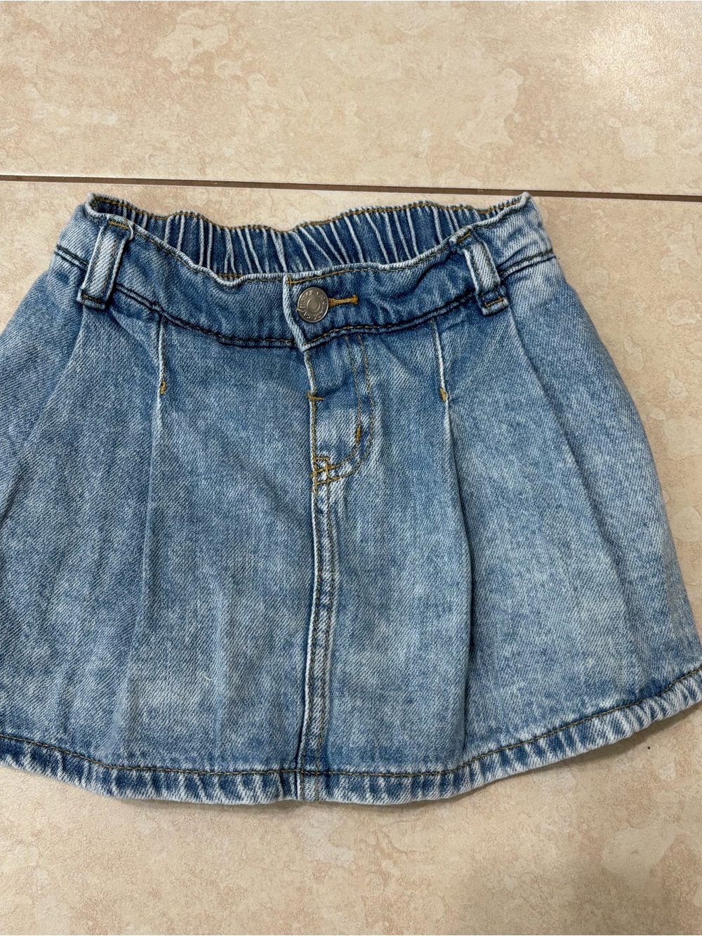 Girls Denim Skort